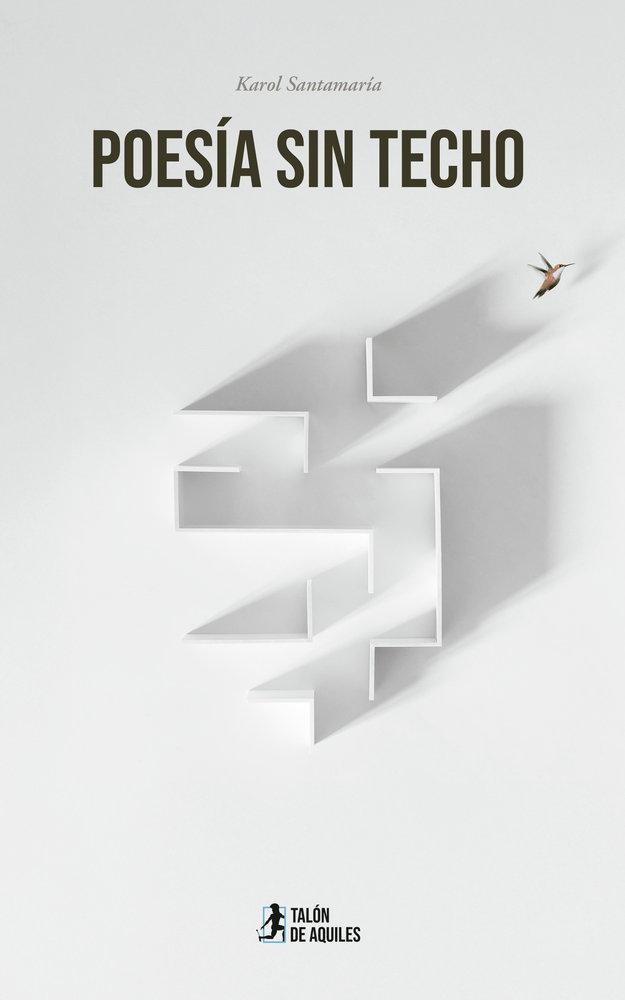 Portada del poemario Poesía sin techo, de Karol Santamaría