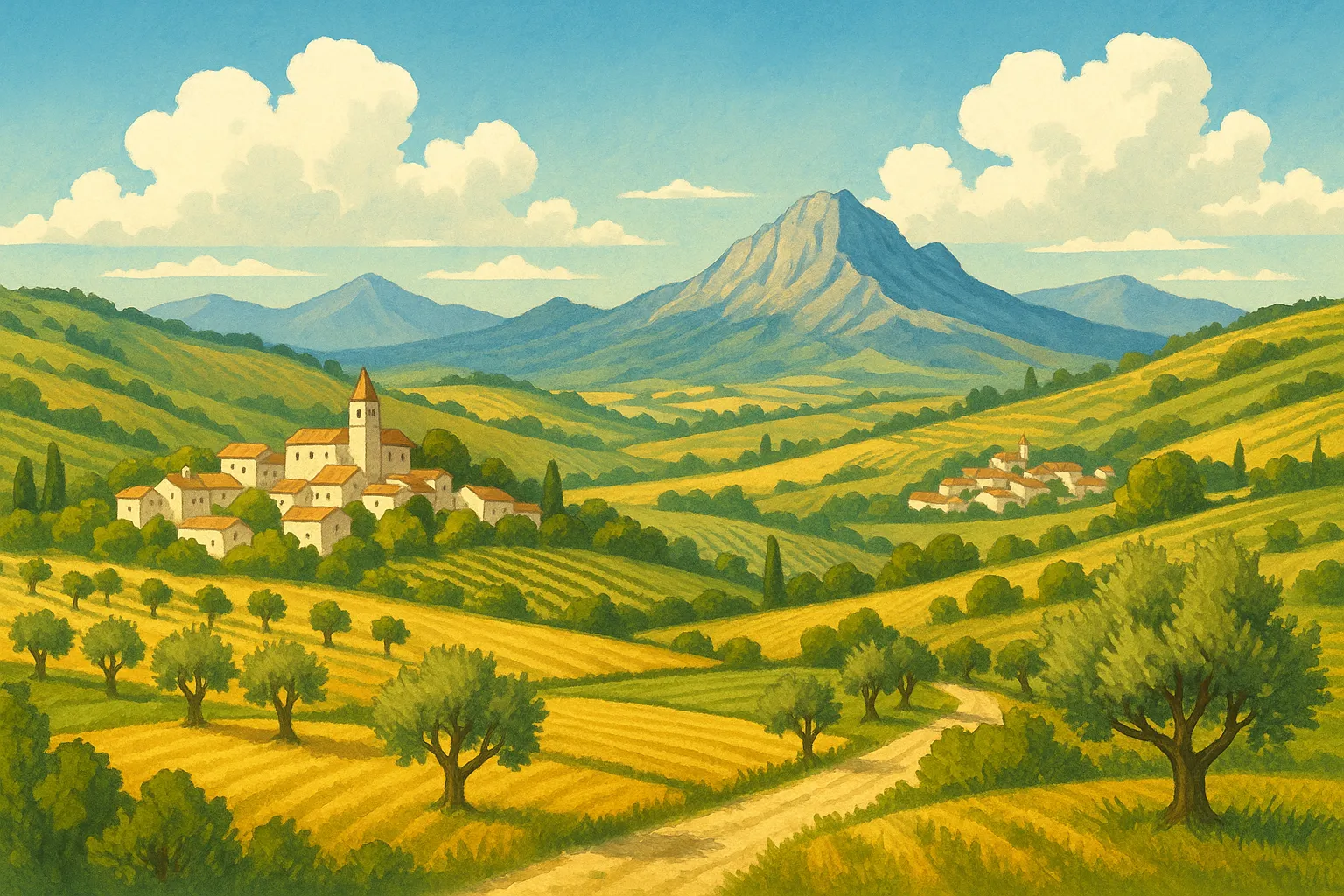 Ilustración de la comarca de Nororma
