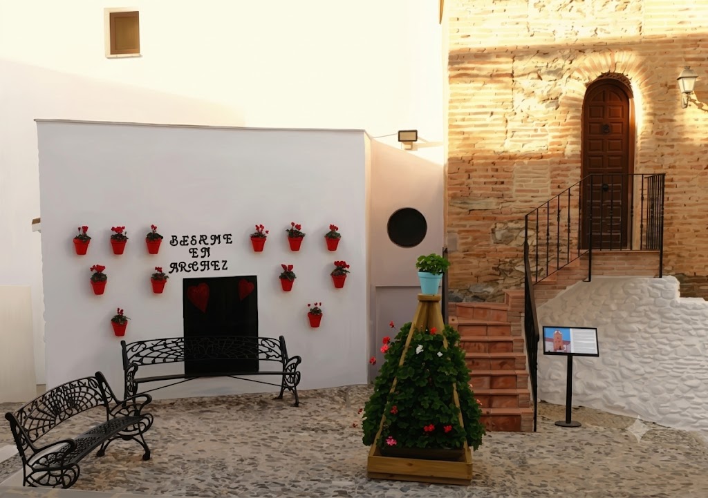 Vista del pueblo blanco de Árchez