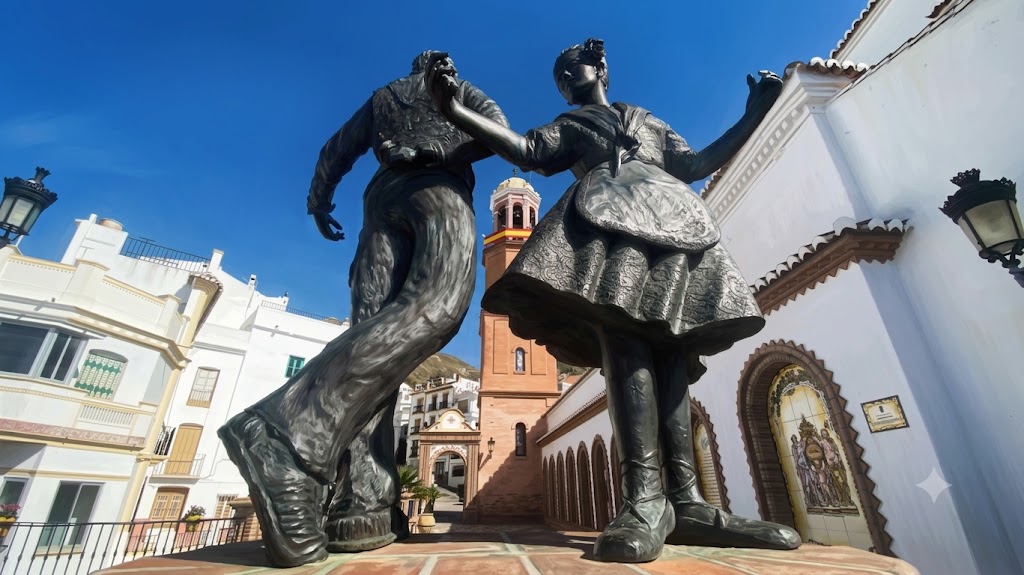 Vista del casco histórico de Cómpeta