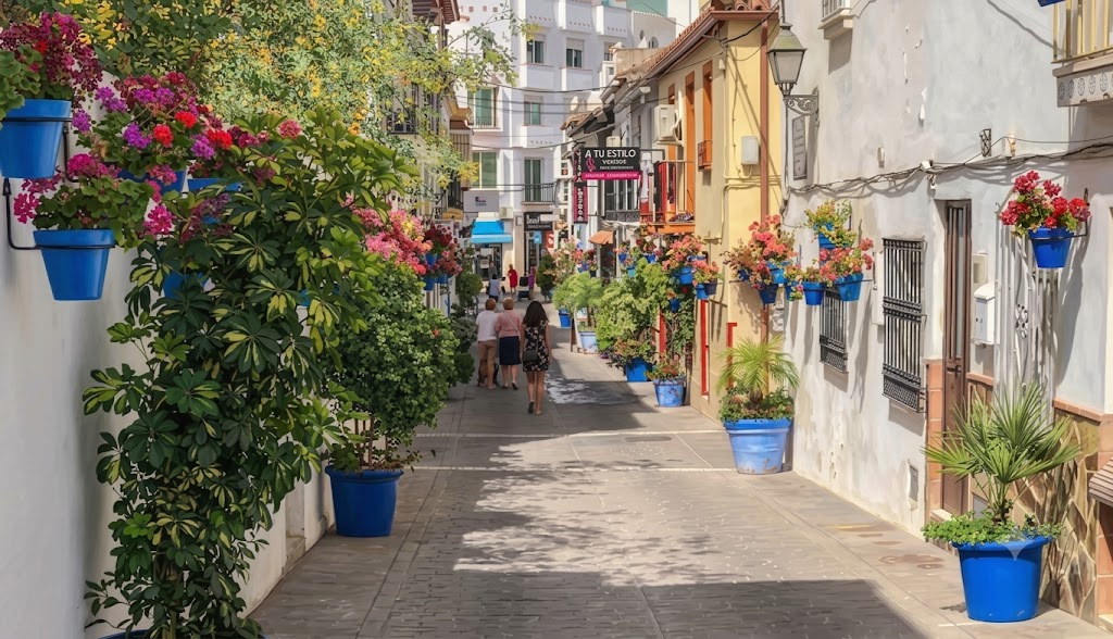 Calles y casco histórico de Estepona