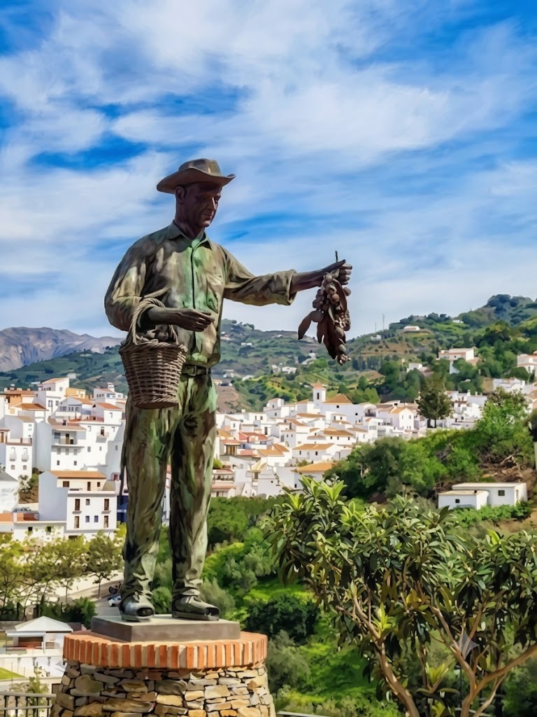 Vista del pueblo de Sayalonga